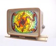 regenboogslangen televisie Kunstwerk regenboogslangen televisie