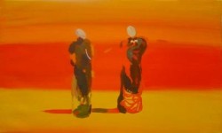 Firetalk in a desert Firetalk in a desert