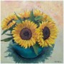 Zonnebloemen Kunstwerk Zonnebloemen
