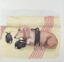 De babyzitter Kunstwerk De babyzitter