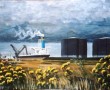 Tanks  en Vrachtschip Kunstwerk Tanks  en Vrachtschip