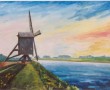 Molen in Heusden Kunstwerk Molen in Heusden