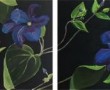 Clematis 2-luik Kunstwerk Clematis 2-luik