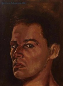 zelfportret in bruin zelfportret in bruin