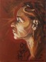 Portret van Doreen Kunstwerk Portret van Doreen