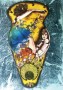 Vase van bloemblad Kunstwerk Vase van bloemblad