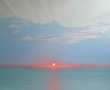 zonsondergang Kunstwerk zonsondergang