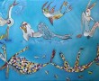 Blue sky blues III Kunstwerk Blue sky blues III