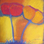 Papavers in pastel Papavers in pastel