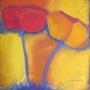 Papavers in pastel Kunstwerk Papavers in pastel