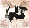 Schwarze Kalligrafie Kunstwerk Schwarze Kalligrafie