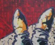 Paint the town red Kunstwerk Paint the town red