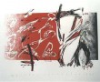 Tulpenbrief rood Kunstwerk Tulpenbrief rood