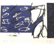 Tulpenbrief blauw Kunstwerk Tulpenbrief blauw