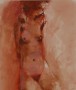 Monique zittend Kunstwerk Monique zittend