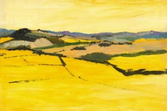 Paysage Jaune/ geel landschap Paysage Jaune/ geel landschap