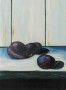 realistisch stilleven: Pruimen Kunstwerk realistisch stilleven: Pruimen