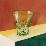 realistisch stilleven:Glas, antieke Berkemeier realistisch stilleven:Glas, antieke Berkemeier