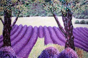 lavendel veld lavendel veld