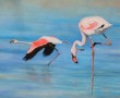 Flamingo Kunstwerk Flamingo