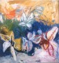 Flowers and butterfly Kunstwerk Flowers and butterfly