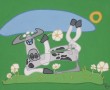 Flowercow Kunstwerk Flowercow
