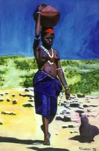 African girl   African girl