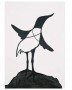 Vogel op berg Kunstwerk Vogel op berg