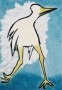 Dansende vogel Kunstwerk Dansende vogel