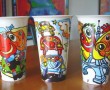 Drie vazen Kunstwerk Drie vazen
