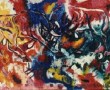 Bulls fighting   Kunstwerk Bulls fighting