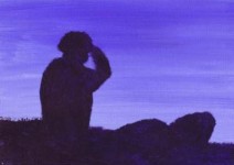 Ondergaand blauw Ondergaand blauw