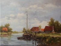vissersboot aan de kade - 0515 - vissersboot aan de kade - 0515 -