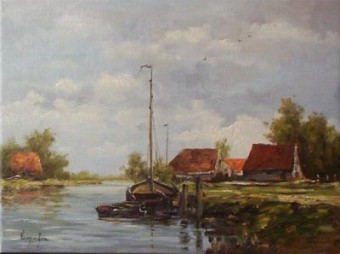 vissersboot aan de kade - 0515 - vissersboot aan de kade - 0515 -