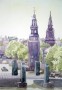Montelbaans Toren - Amsterdam Kunstwerk Montelbaans Toren - Amsterdam