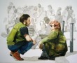 Aftastend geprek - Koninginnedag Kunstwerk Aftastend geprek - Koninginnedag