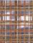 orange grid Kunstwerk orange grid