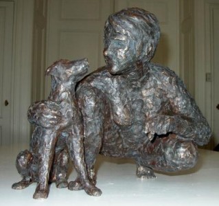 Vrouw met hond Vrouw met hond