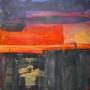 sunset golf Kunstwerk sunset golf
