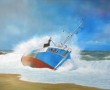 gestrand Kunstwerk gestrand