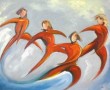 dansers Kunstwerk dansers