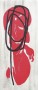 Rode figuur 2 Kunstwerk Rode figuur 2