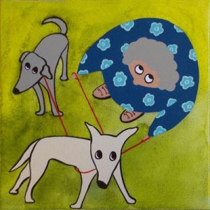 2 honden uitlaten 2 honden uitlaten