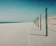 strand en prikkeldraad Kunstwerk strand en prikkeldraad