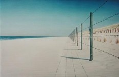 strand en prikkeldraad strand en prikkeldraad