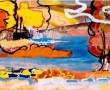 landschap 2 Kunstwerk landschap 2