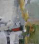 Grey and yellow Kunstwerk Grey and yellow