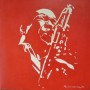 blues in red Kunstwerk blues in red