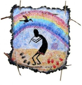 Kokopelli And The Rainbow Bird Kokopelli And The Rainbow Bird