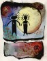 Ancient Man and Woman Kunstwerk Ancient Man and Woman